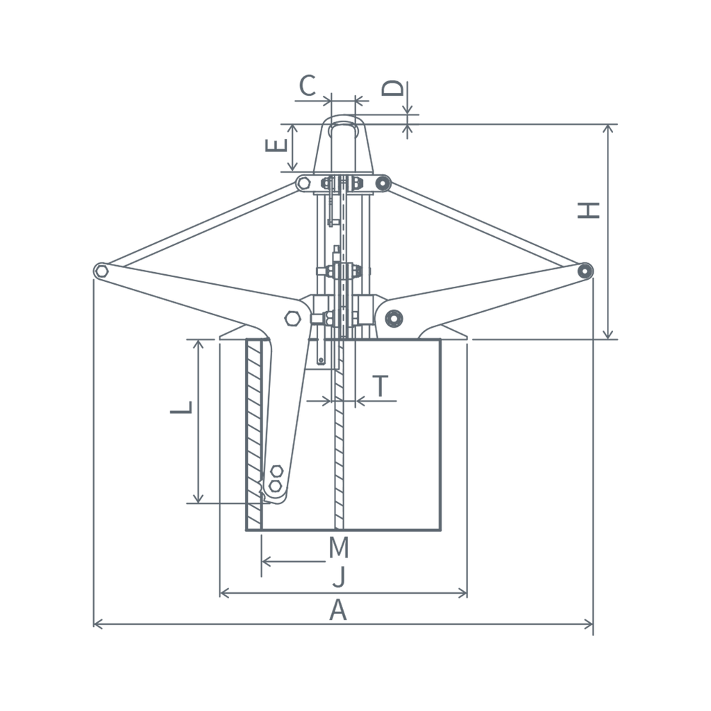 CH-BP / Inner Tong / 4-arm
