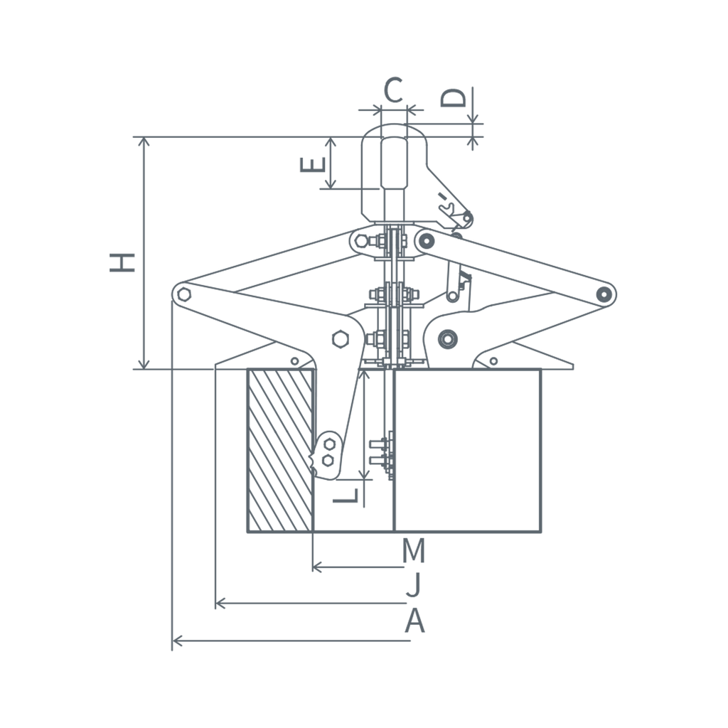 CH-B / Inner Tong / 4-arm