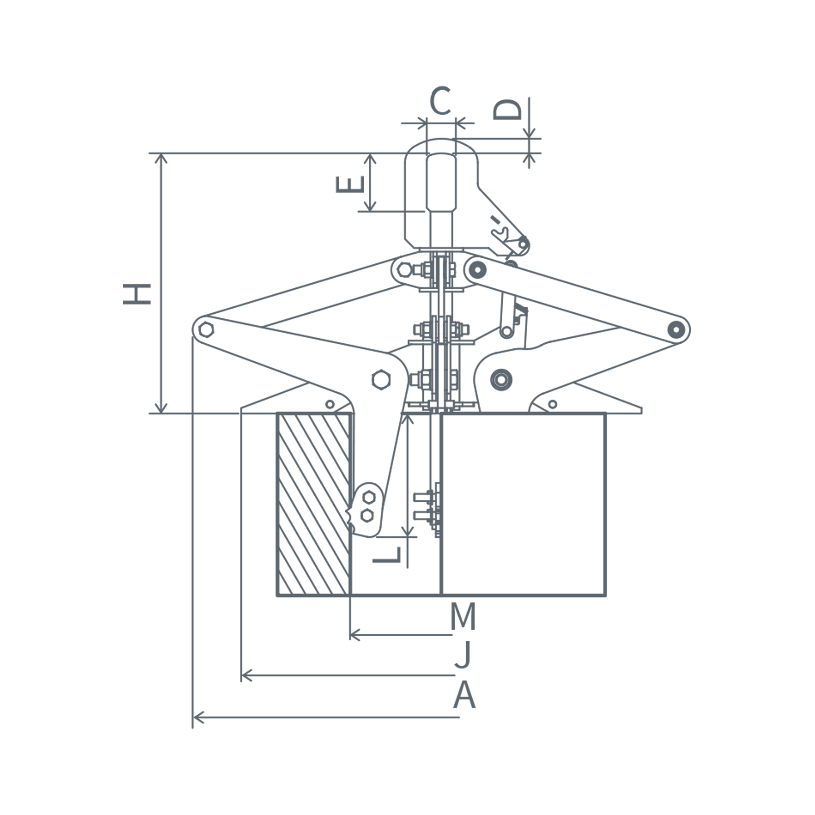 CH-B / Inner Tong / 4-arm