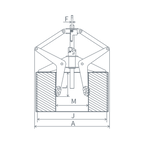 CH-M / Inner Tong / 2-arm