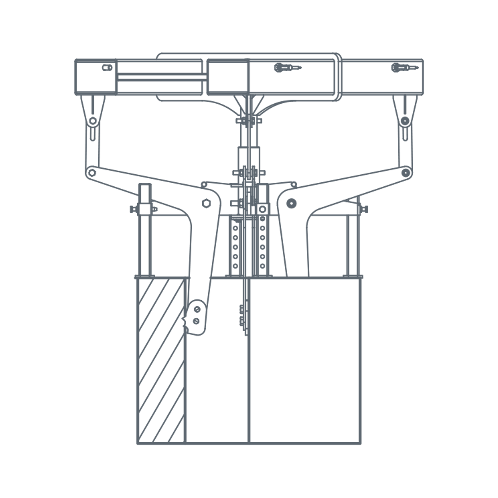 CH-NW / Inner Tong w. Forklift Attachement