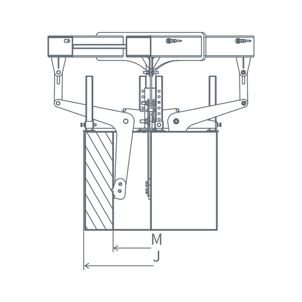 CH-NW / Inner Tong w. Forklift Attachement