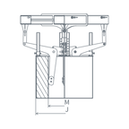 CH-NW / Inner Tong w. Forklift Attachement