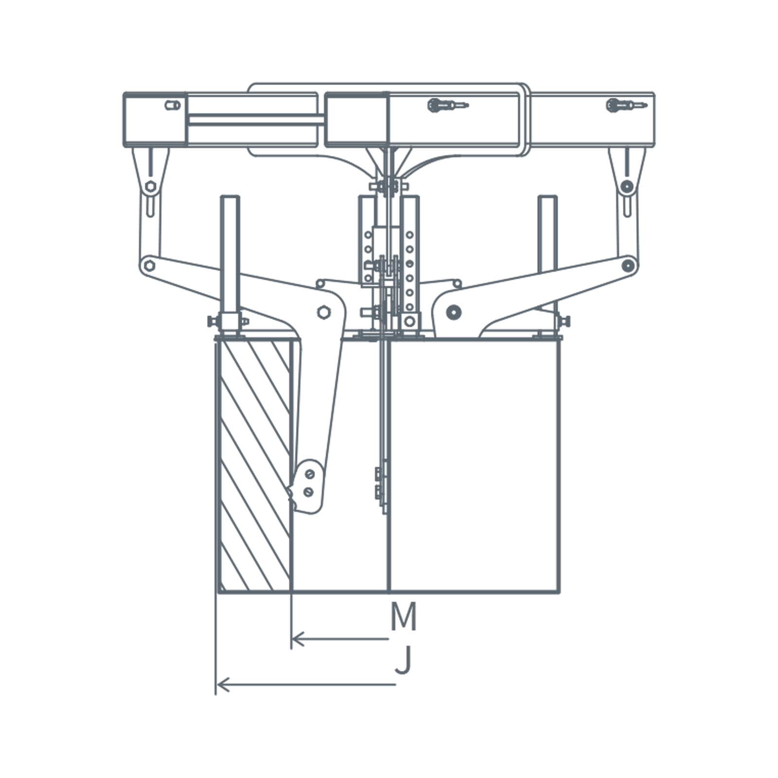 CH-NW / Inner Tong w. Forklift Attachement
