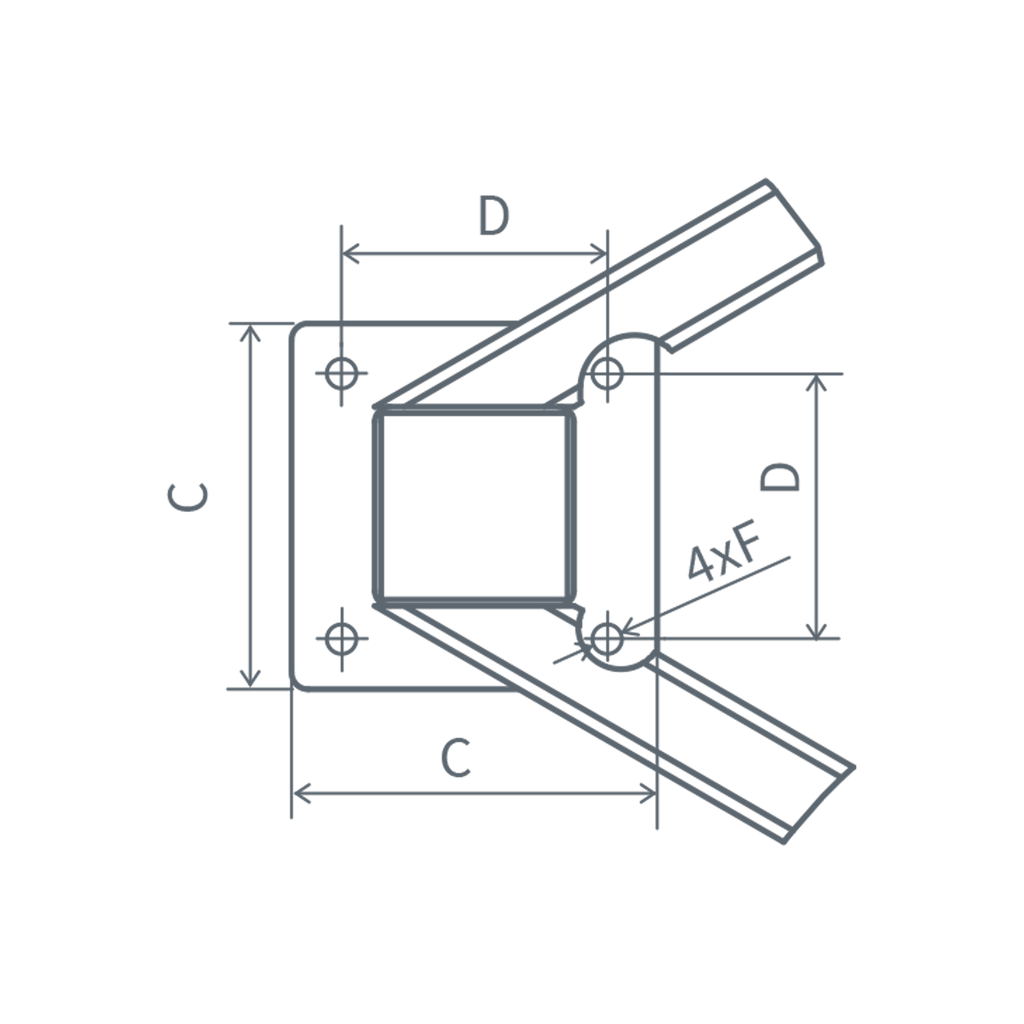 CH-ST / Rack For 3-arm Wire Coil / Inner Tong