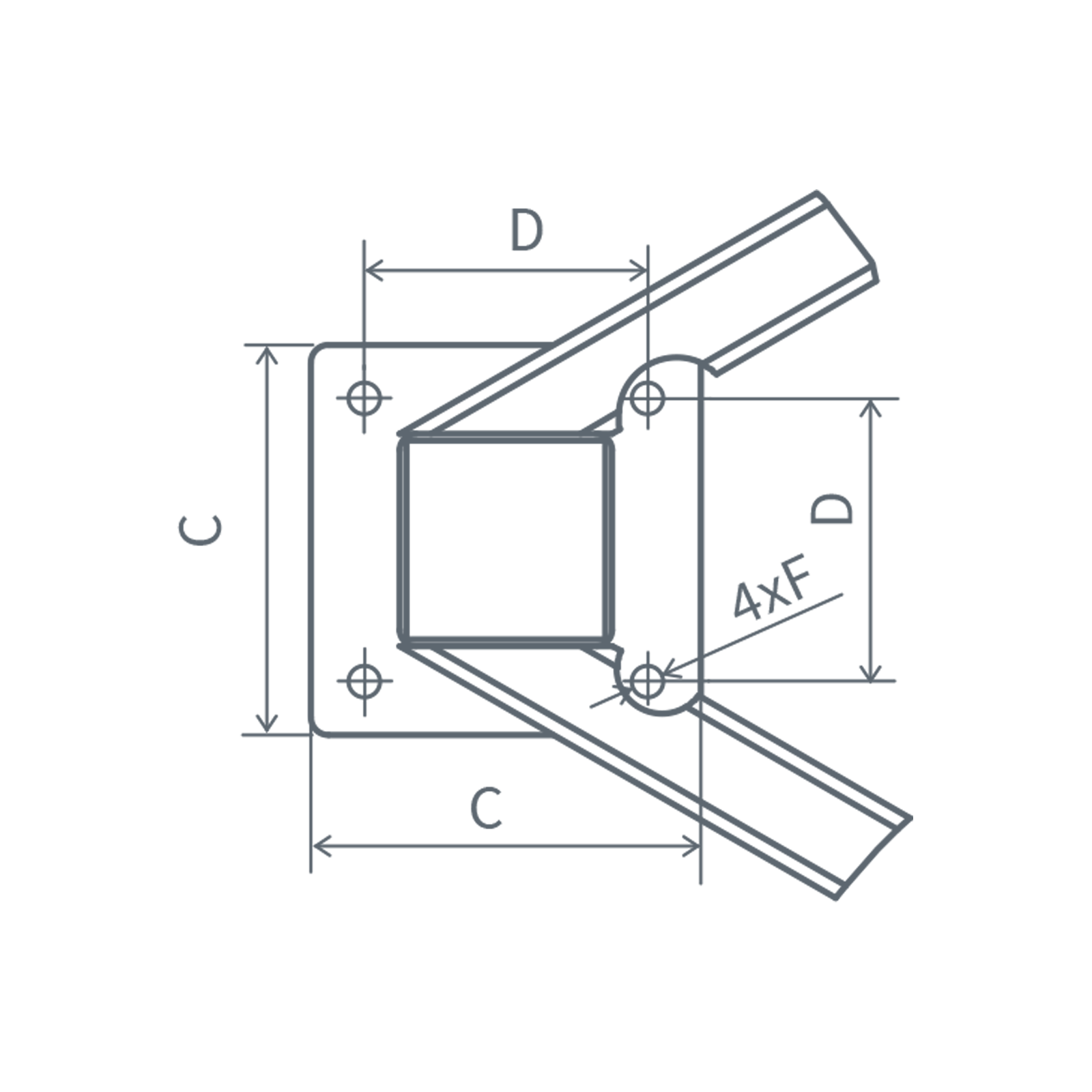 CH-ST / Rack For 3-arm Wire Coil / Inner Tong
