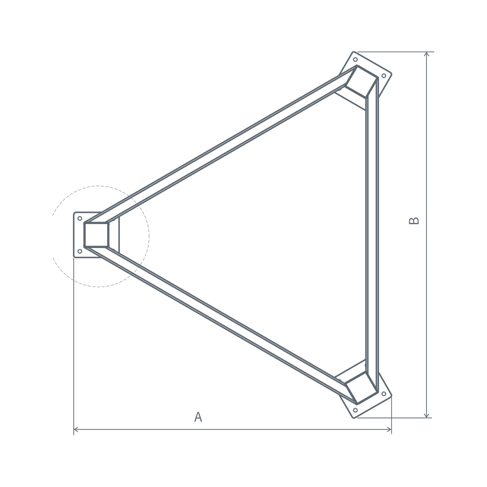 CH-ST / Rack For 3-arm Wire Coil / Inner Tong