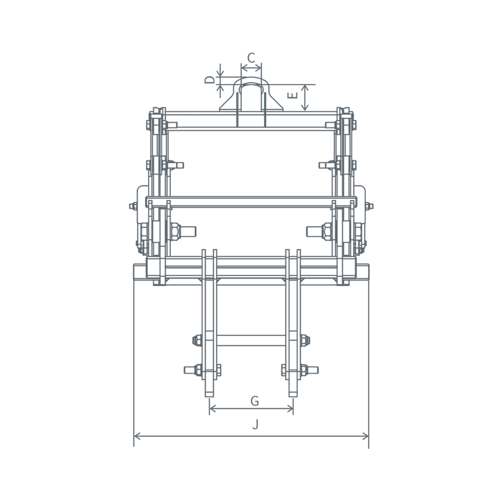 CH-TO / Outer Tong / 4-arm