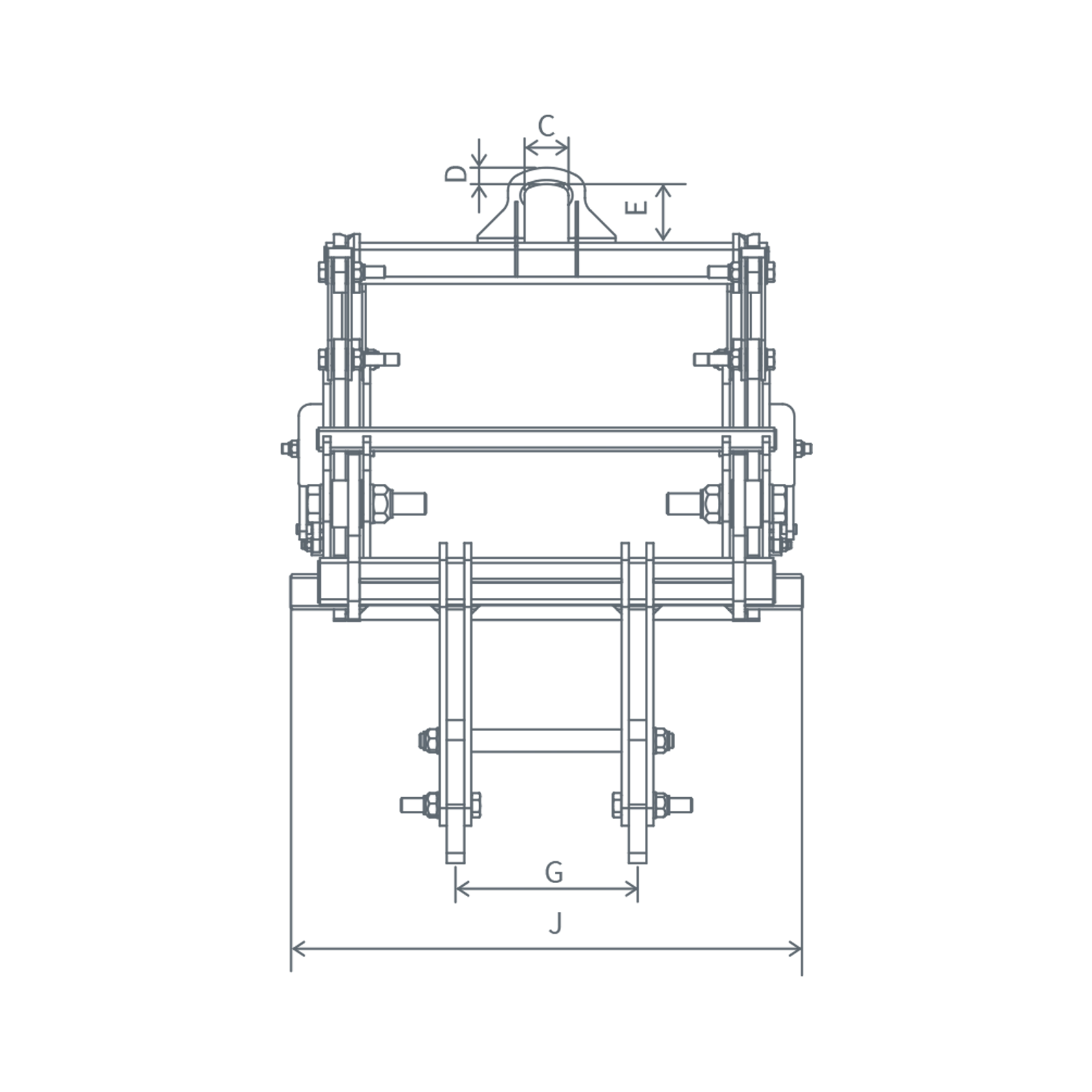 CH-TO / Outer Tong / 4-arm