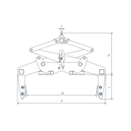 CH-TO / Outer Tong / 4-arm