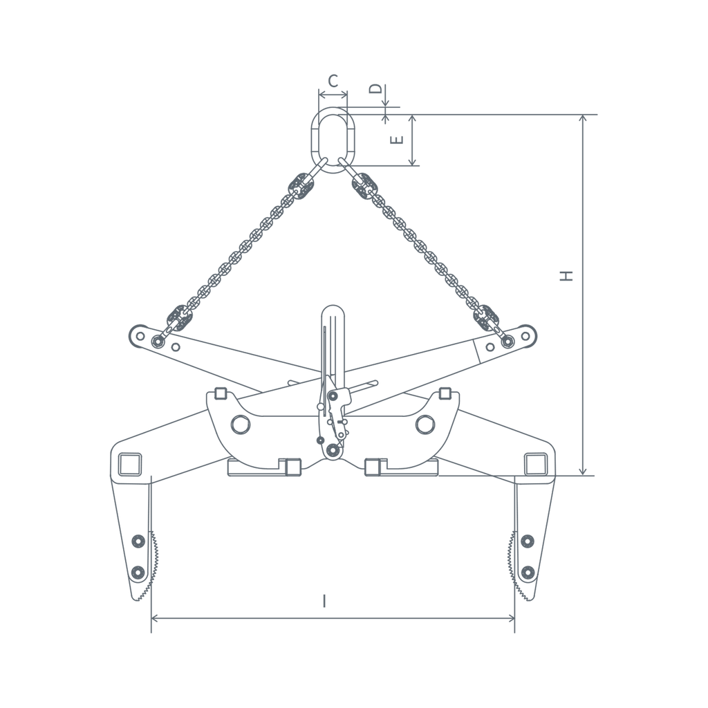 CH-TP / Outer Tong / 4-arm