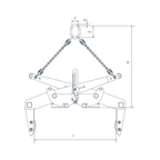CH-TP / Outer Tong / 4-arm