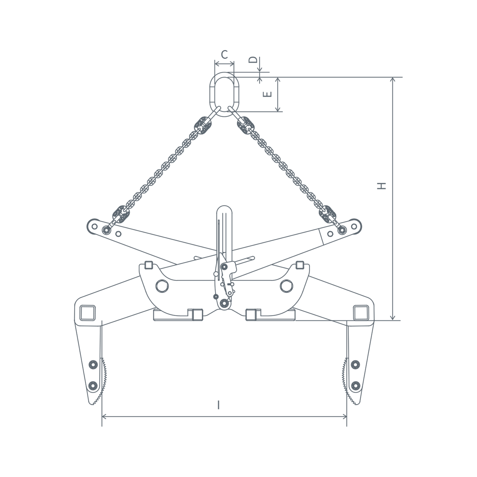 CH-TP / Outer Tong / 4-arm