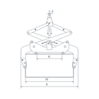 CH-T / Outer Tong / 4-arm