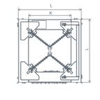 CH-A / Outer Tong w. Forklift Attachement