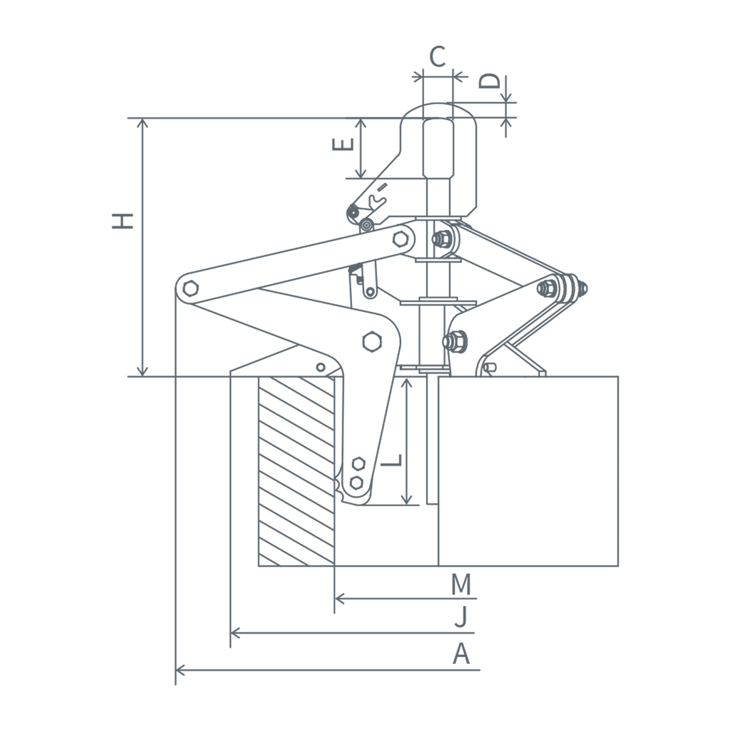 CH-N / Inner Tong / 3-arm