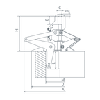 CH-N / Inner Tong / 3-arm