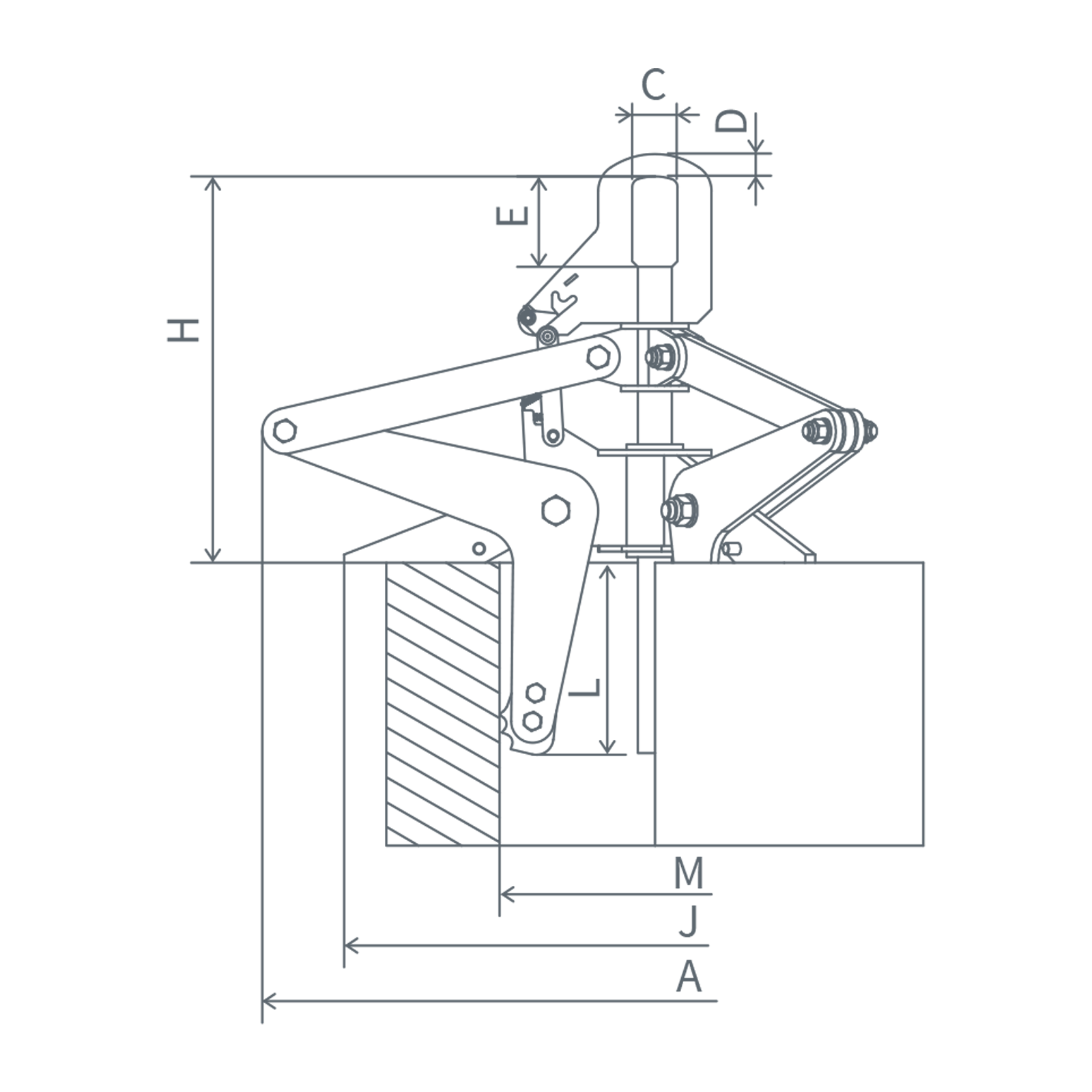 CH-N / Inner Tong / 3-arm